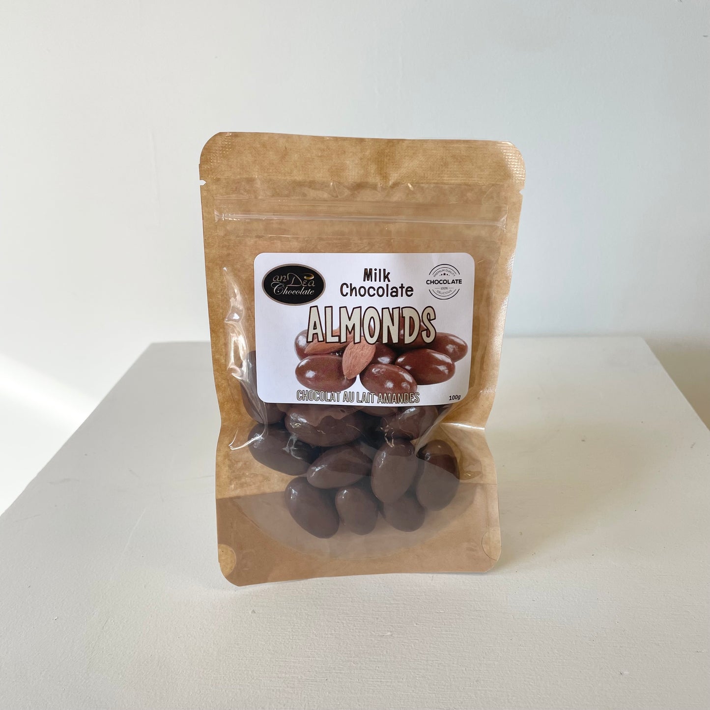 Chocolate almonds