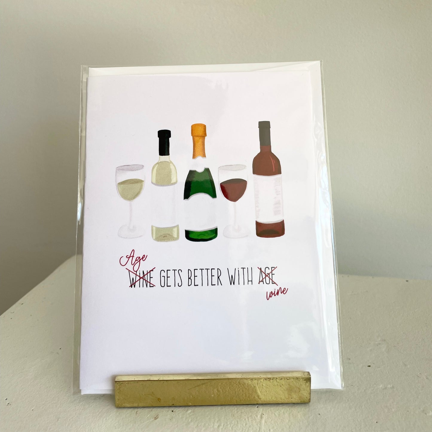 Age gets better with wine