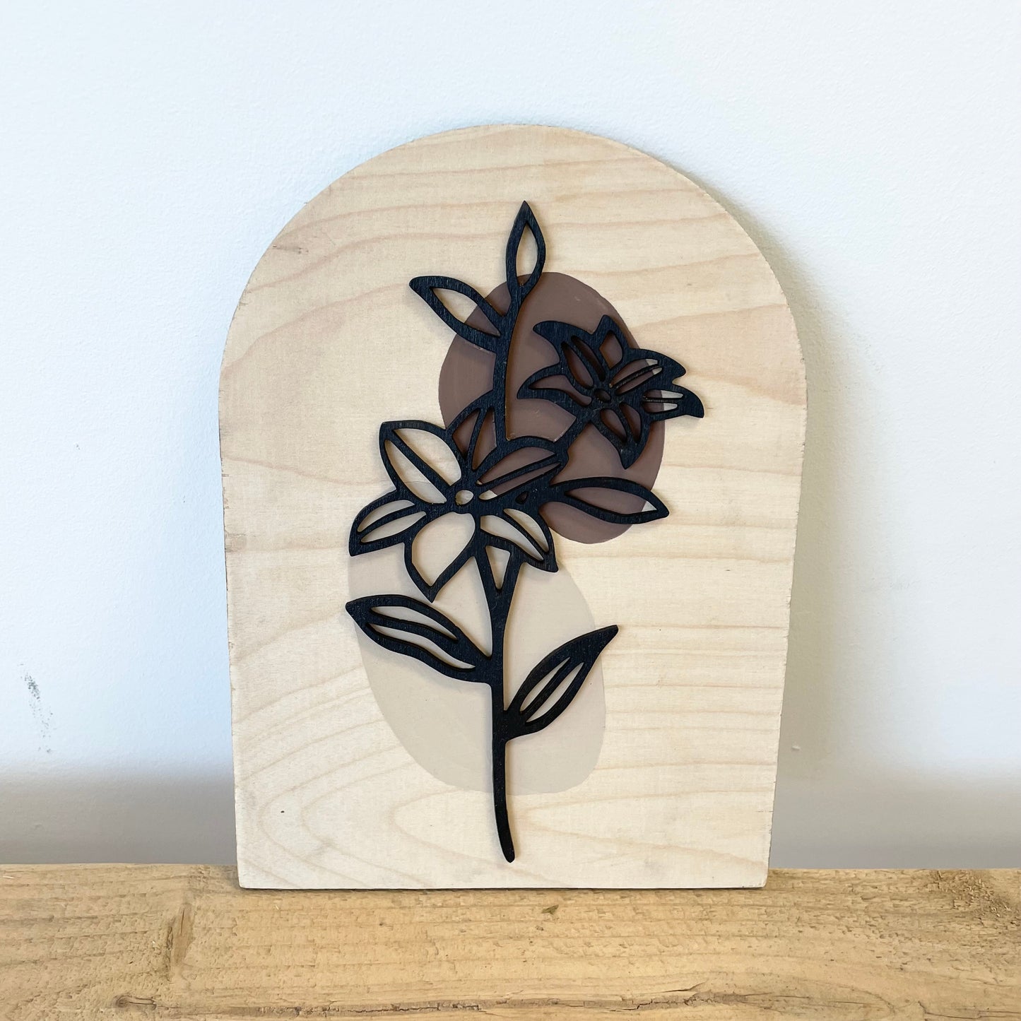 Wood Floral Art
