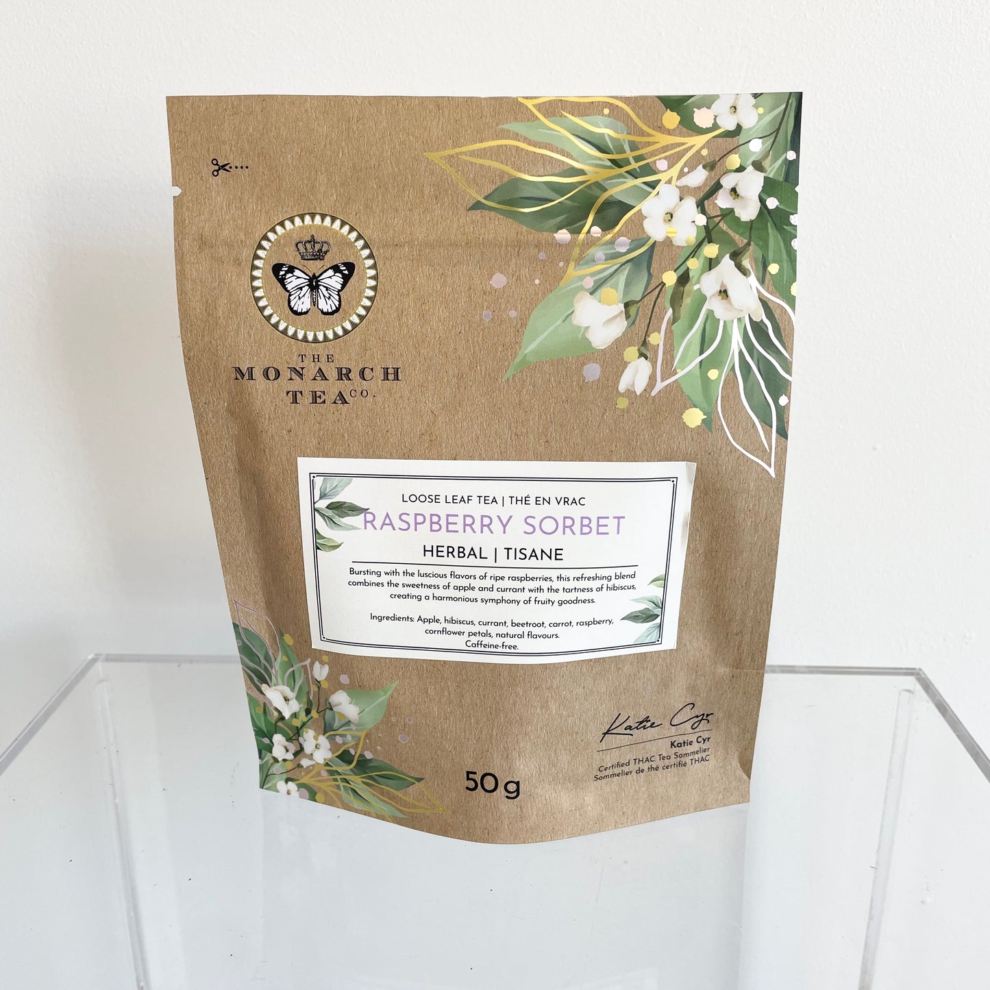 Raspberry sorbet Herbal Tisane Loose Lead Tea