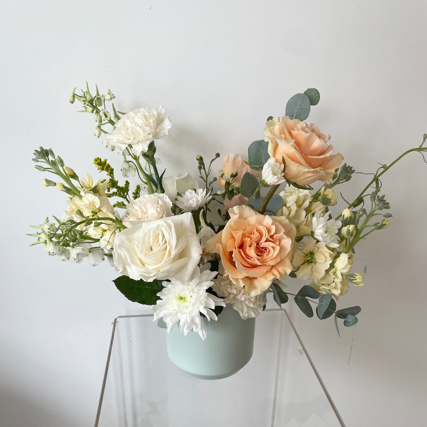 Mint Vase Arrangement