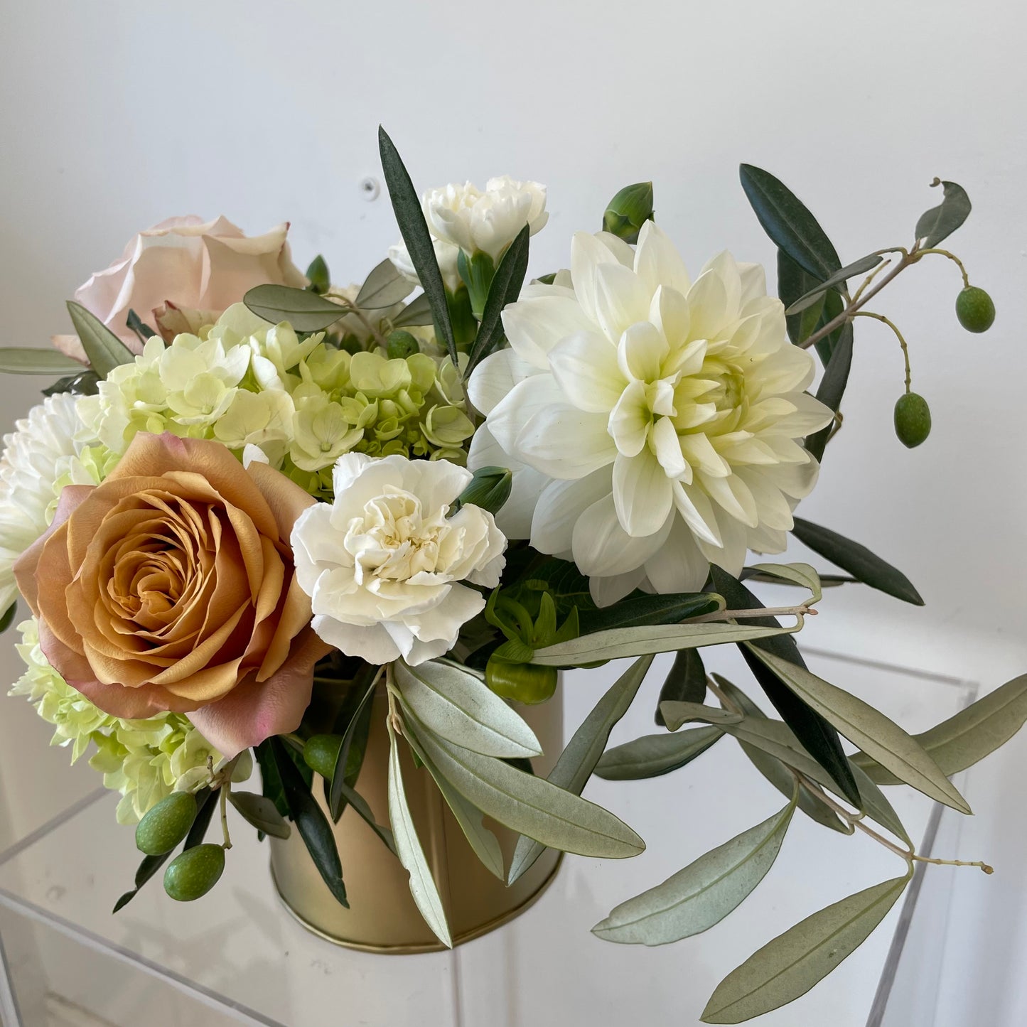 Mint Vase Arrangement