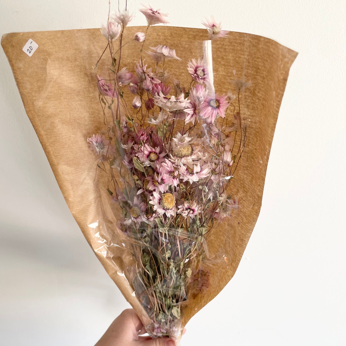 Dried flower bunch