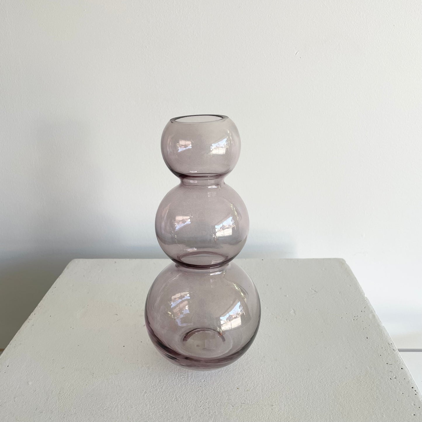 Purple glass Budvase