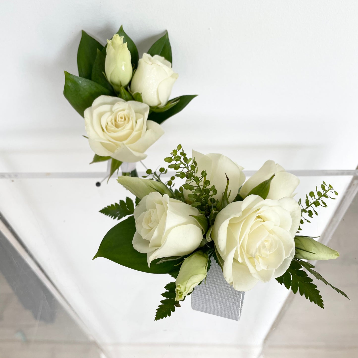 Classic corsage and boutonnière