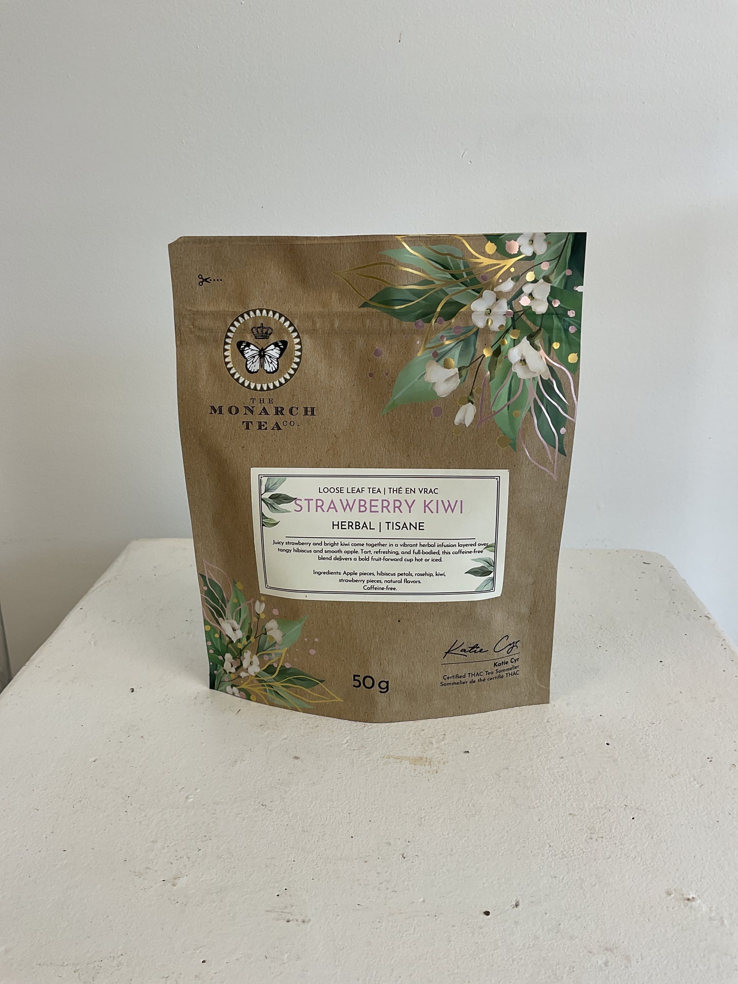 Strawberry kiwi herbal tea