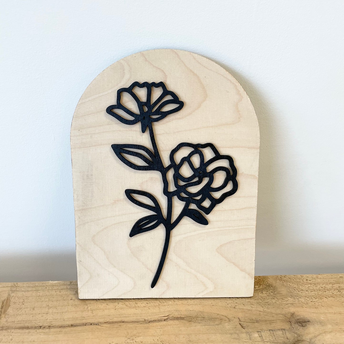 Wood Floral Art