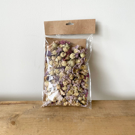 Dried Althoea Flower Confetti