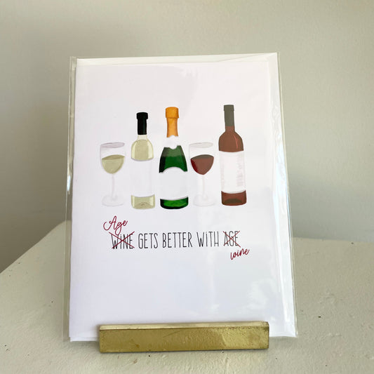 Age gets better with wine