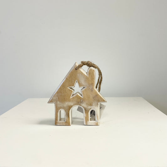 Wooden house Ornament