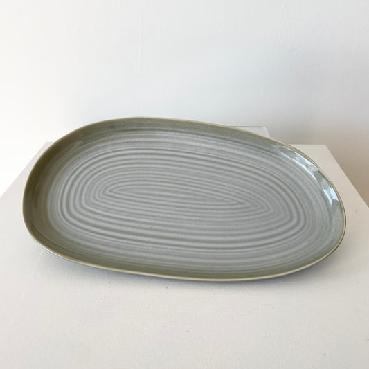 Oval serving platter
